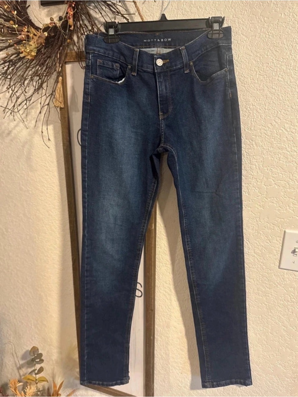 Mott & Bow Deep Indigo Boyfriend Jeans
